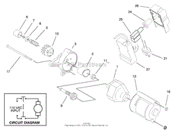 STARTER MOTOR ASSEMBLY &amp; SWITCH HOUSING