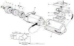 STARTER MOTOR &amp; SWITCH HOUSING ASSEMBLY