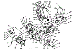 HOUSING &amp; CHUTE ASSEMBLY