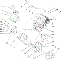 ENGINE AND FRAME ASSEMBLY