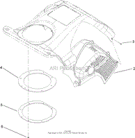 UPPER SHROUD ASSEMBLY NO. 110-3400