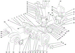 HOUSING AND CHUTE ASSEMBLY