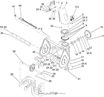 AUGER AND HOUSING ASSEMBLY