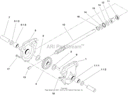 28 INCH AUGER GEARCASE ASSEMBLY NO. 106-7254