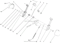 LEVER AND CHUTE CONTROL ASSEMBLY