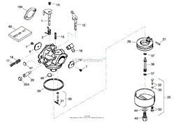 CARBURETOR ASSEMBLY NO. 640169 TECUMSEH OH318SA-221812B