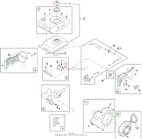 FUEL TANK AND RECOIL ENGINE ASSEMBLY