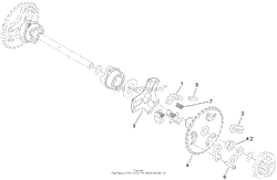 WHEEL CLUTCH SPROCKET ASSEMBLY