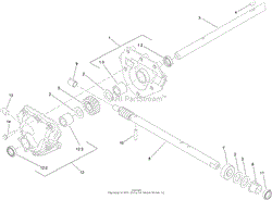 26 INCH AUGER GEARCASE ASSEMBLY NO. 119-7641