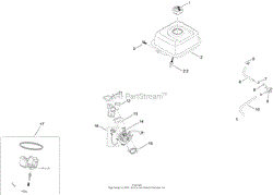 FUEL SYSTEM AND CARBURETOR ASSEMBLY