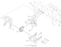 GEARBOX, AUGER AND IMPELLER ASSEMBLY