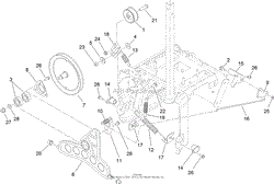 PULLEYS AND BELLCRANK ASSEMBLY