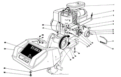 ENGINE AND SHROUD ASSEMBLY MODEL 58307 &amp; 58336