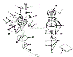 CARBURETOR MODEL NO. 631144