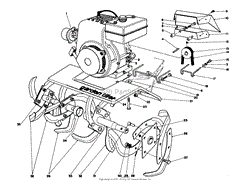 TINE AND ENGINE ASSEMBLY