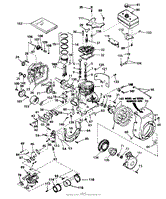 ENGINE TECUMSEH MODEL H35-45481N