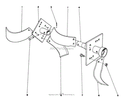 SLASHER TINE KIT MODEL NO. 17-8620 (OPTIONAL)