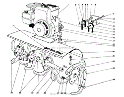 TINE AND ENGINE ASSEMBLY