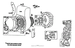 ENGINE BRIGGS &amp; STRATTON MODEL 130292-1671-02