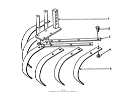 SPRING TOOTH CULTIVATOR MODEL 59722 (OPTIONAL)