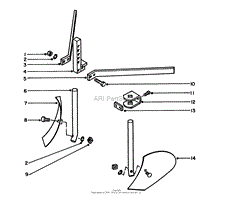 TURNING PLOW MODEL 59718 (OPTIONAL)