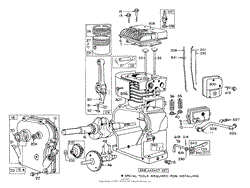 ENGINE BRIGGS &amp; STRATTON MODEL NO. 100292