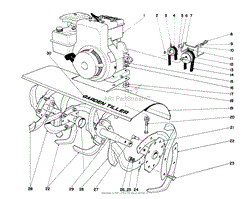 TINE AND ENGINE ASSEMBLY