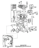 ENGINE MODEL NO. 100292 TYPE 0245-07 BRIGGS &amp; STRATTON