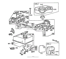 ENGINE BRIGGS &amp; STRATTON MODEL 130292-1671-02(3)