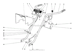 HANDLE ASSEMBLY (MODELS 58220 AND 58231)