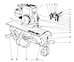 TINE AND ENGINE ASSEMBLY