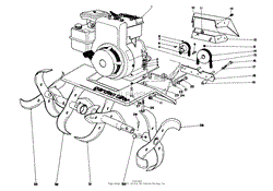 TINE AND ENGINE ASSEMBLY