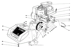 ENGINE AND SHROUD ASSEMBLY MODEL 58307 &amp; 58336