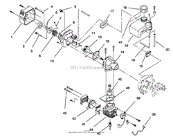 CARBURETOR, CYLINDER, CRANKCASE &amp; FUEL TANK ASSEMBLIES