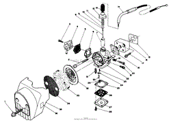 CARBURETOR &amp; AIR CLEANER ASSEMBLY