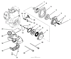 CLUTCH, STARTER MODULE &amp; FUEL TANK ASSEMBLIES