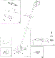 20 VOLT CORDLESS TRIMMER SERVICE PARTS