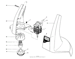 MOTOR AND HOUSING ASSEMBLY