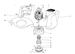 MOTOR &amp; HOUSING ASSEMBLY