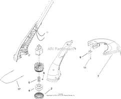 SPOOL AND SHIELD ASSEMBLY