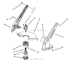 MOTOR &amp; HOUSING ASSEMBLY