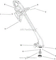 HANDLE AND SPOOL ASSEMBLY