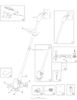 12IN CORDLESS SINGLE-LINE TRIMMER ASSEMBLY