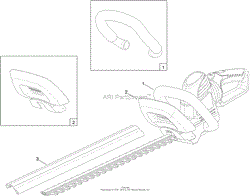 24IN CORDLESS HEDGE TRIMMER ASSEMBLY