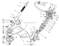 HANDLE &amp; TRIMMER HEAD ASSEMBLY