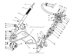 HANDLE &amp; TRIMMER HEAD ASSEMBLY