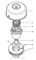 SINGLE LINE TAP &amp; TRIM HEAD NO. 41-6220 (OPTIONAL)