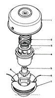 DUAL LINE TAP &amp; TRIM HEAD NO. 46-2800 (OPTIONAL)