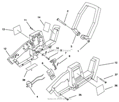 HOUSING AND HANDLE ASSEMBLY