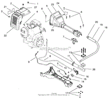 HANDLE &amp; UPPER BOOM ASSEMBLY